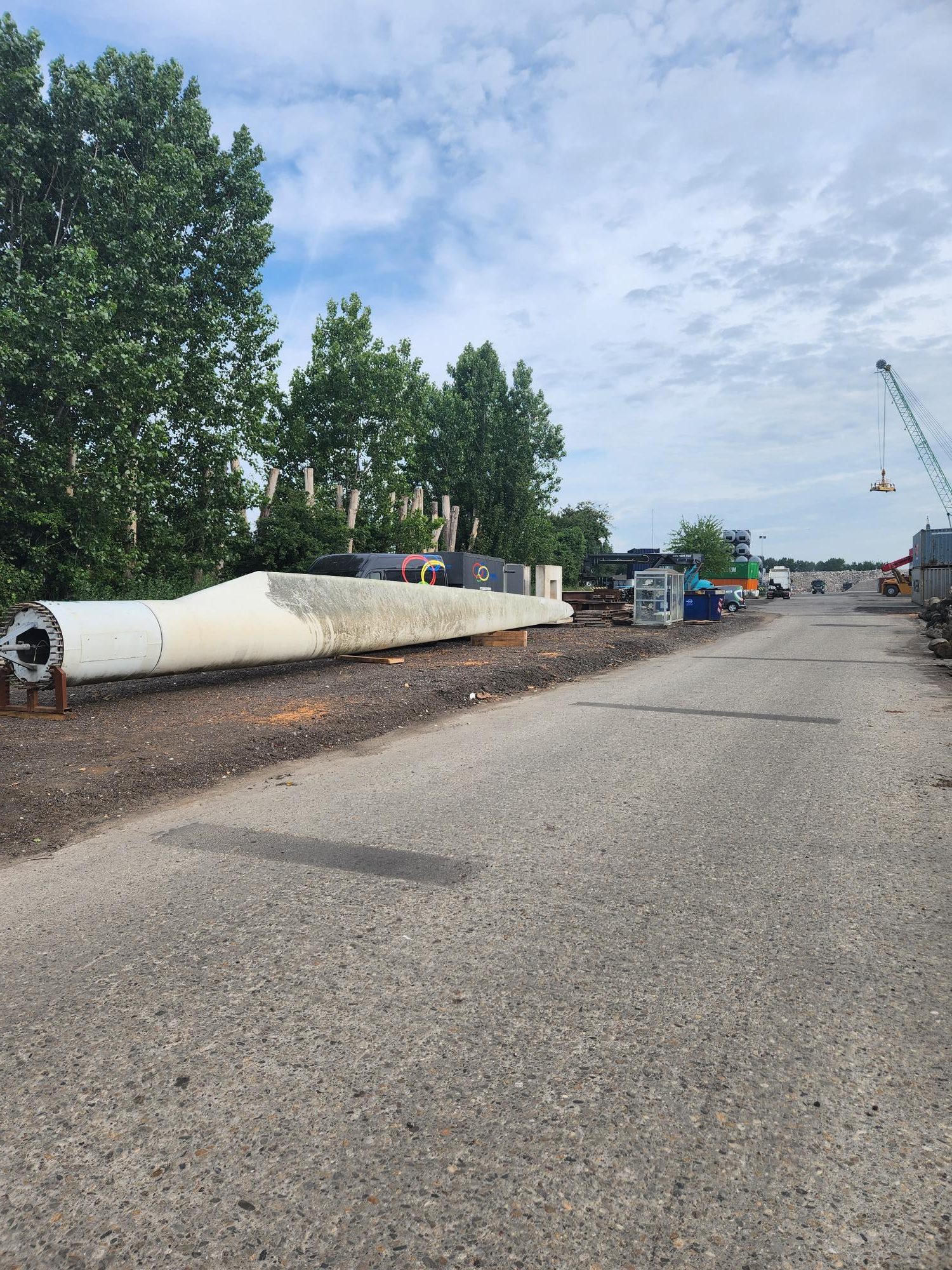 Recycling van windturbinebladen